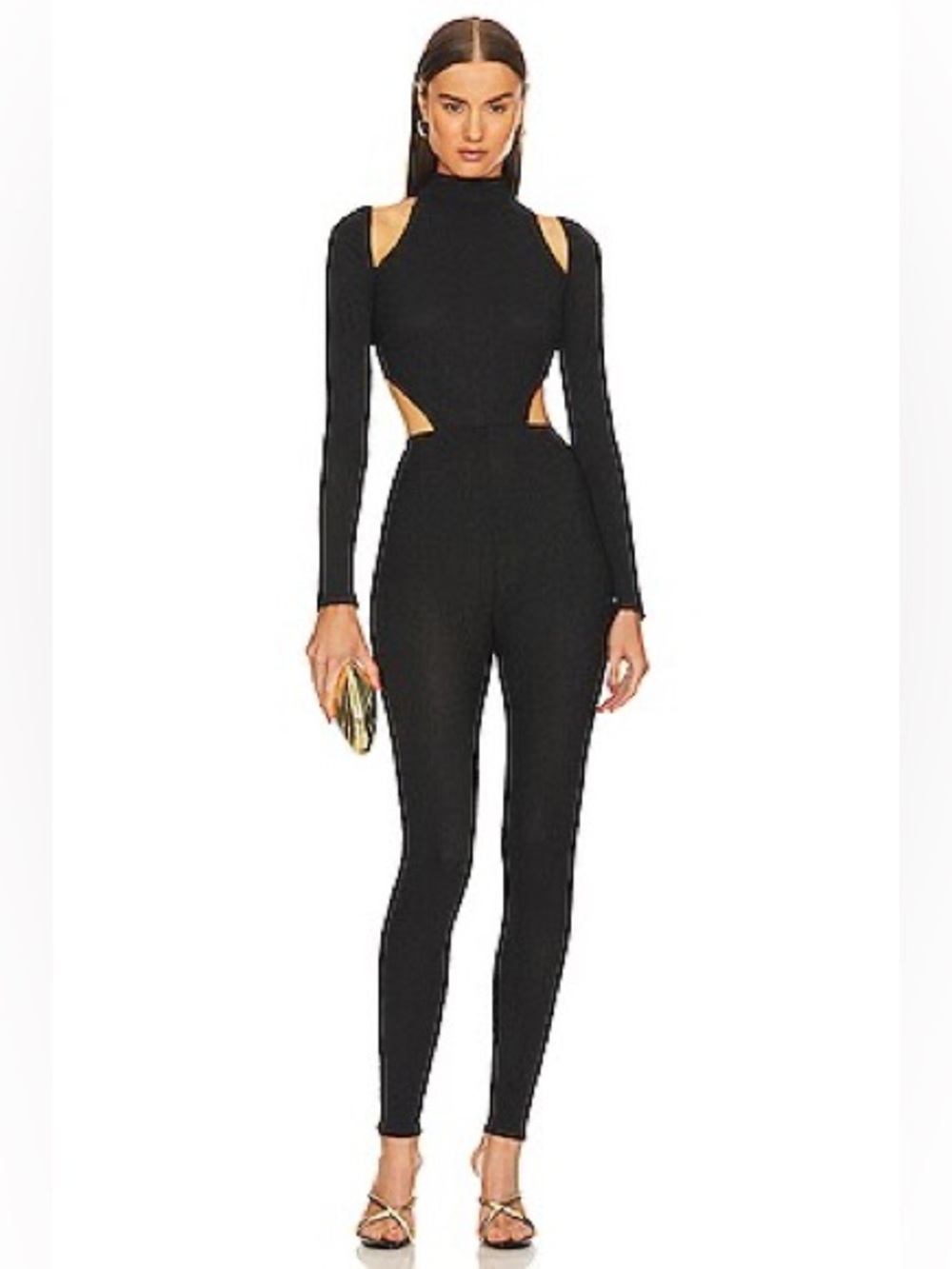 NWT Michael Costello x Revolve Cutout catsuit Jumpsuit Sz Small $198 Sold Out